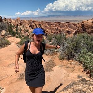 Outdoor Voices Black Exercise Dress, XS